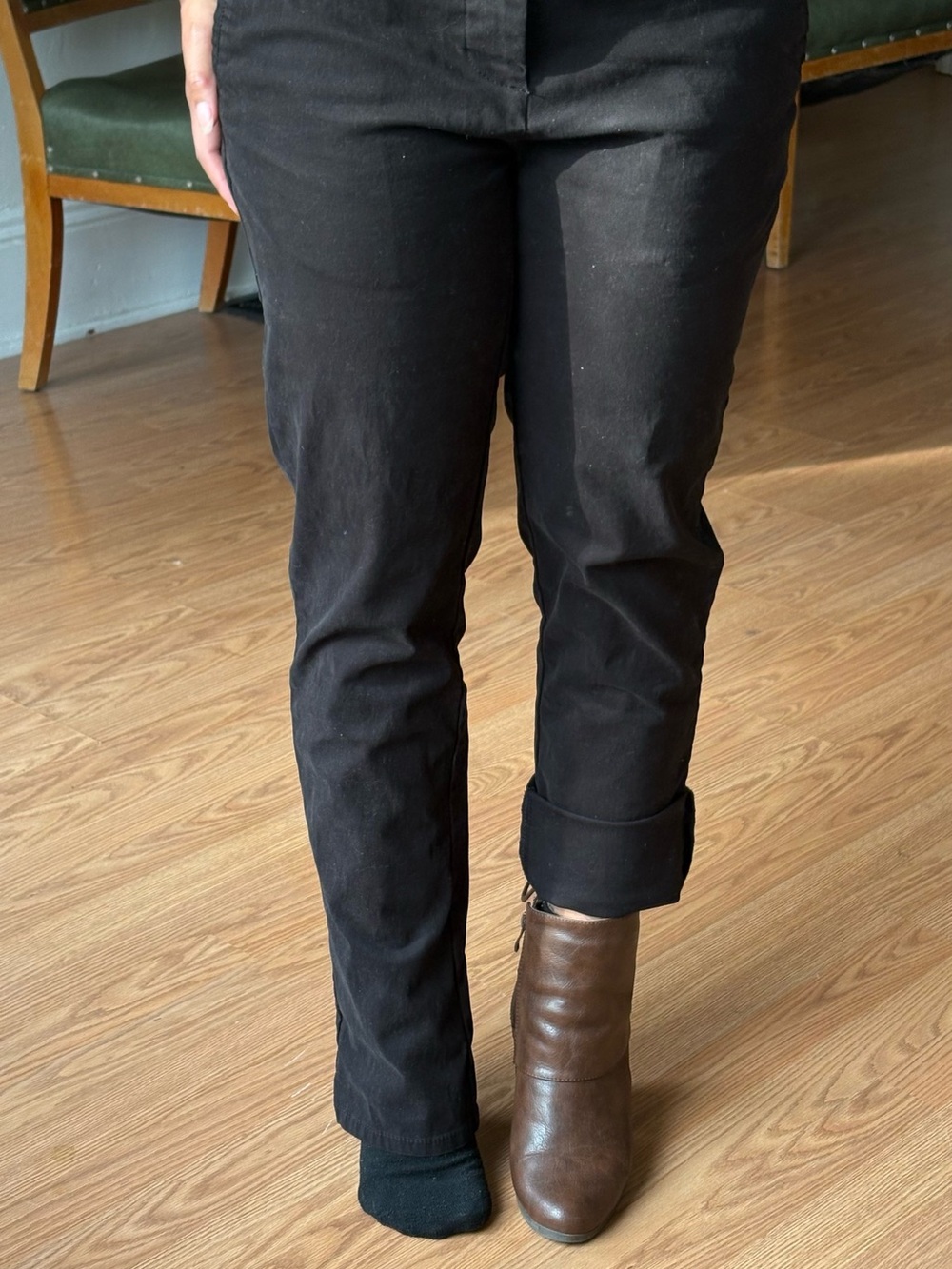 Banana Republic Black Straight Leg Jeans